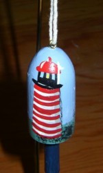 West Quoddy Buoy Christmas Ornament