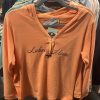 Lubec, Maine Whale Tail Tie Front Slub Hoodie - Image 3
