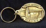 West Quoddy Pewter Keychain