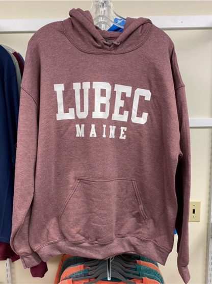 Lubec, Maine Hooded Sweatshirt - Image 3