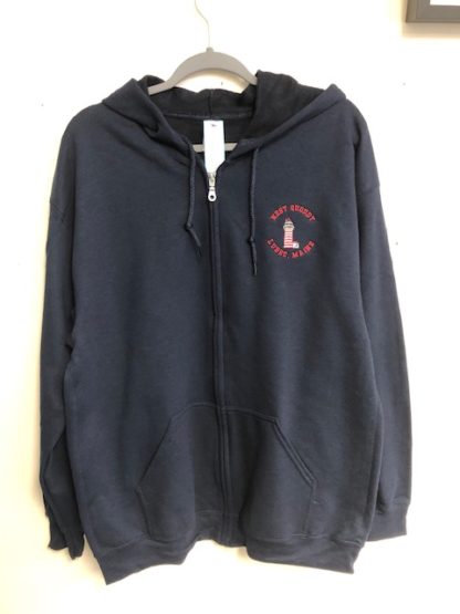 West Quoddy Circle Design Full Zip Hooded Jacket - Image 3