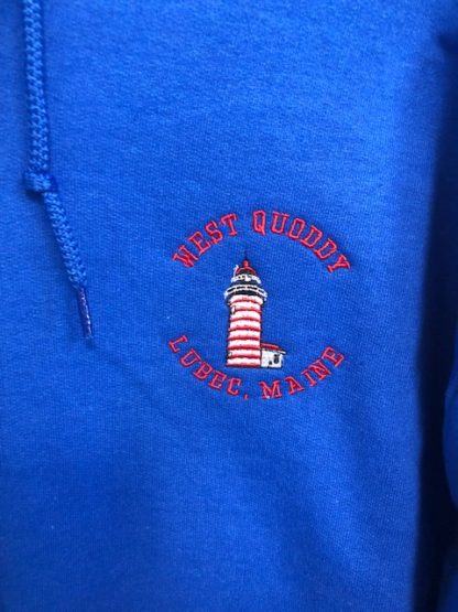 West Quoddy Circle Design Full Zip Hooded Jacket - Image 2