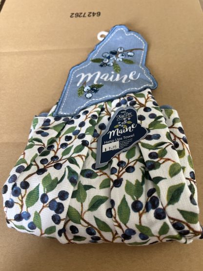 Maine Blueberry Design Hang-Ups Kitchen Towel
