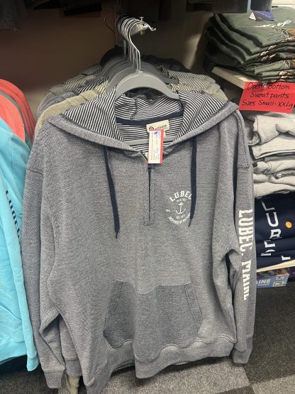 Brighton Lubec, Maine Inspired by Nature Hooded Quarter Zip - Image 2