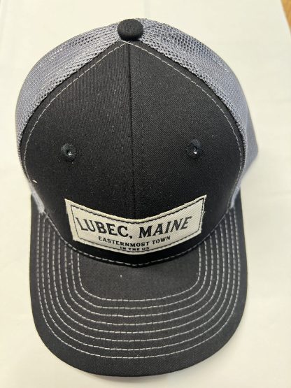 Lubec Maine Distressed Hanley Printed Patch MVP Trucker Hat