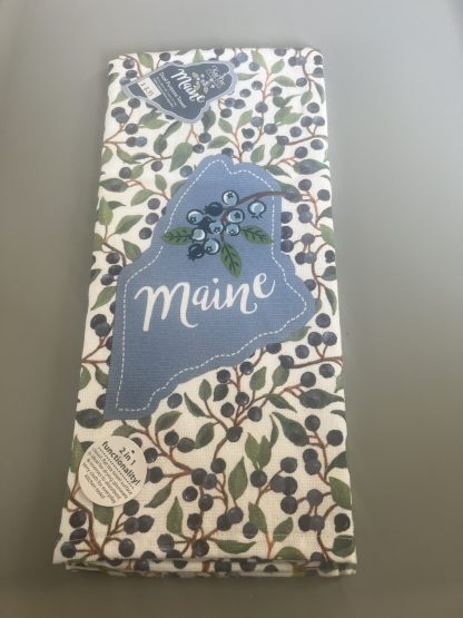 Maine Blueberry Dual Purpose Kitchen Towel