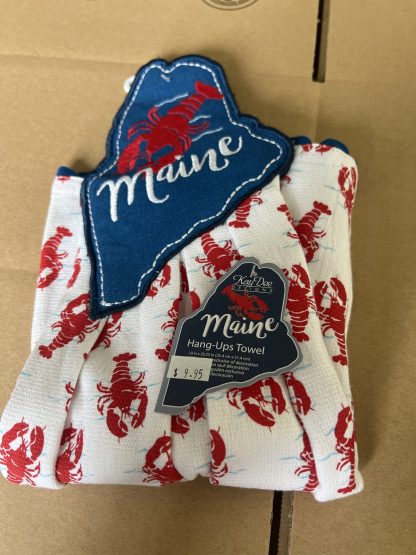 Maine Lobster Design Hang-Ups Kitchen Towel